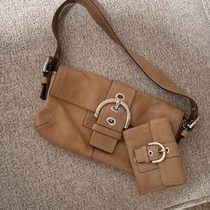 Coach bag with wallet